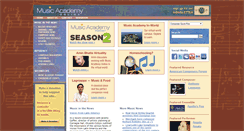 Desktop Screenshot of musicacademyonline.com