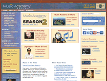 Tablet Screenshot of musicacademyonline.com